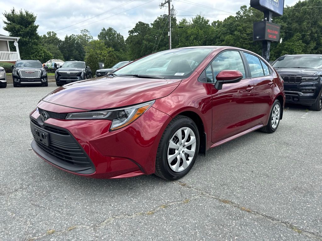 Red (Ruby Flare Pearl) 2026 Toyota Corolla Sedan Front-Wheel Drive Continuously Variable Transmission