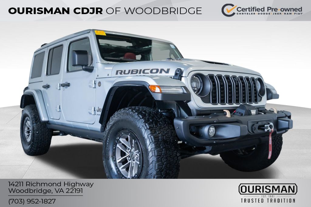 Silver Zynith Clearcoat 2024 Jeep Wrangler SUV / Crossover Four-Wheel Drive 8-Speed Automatic
