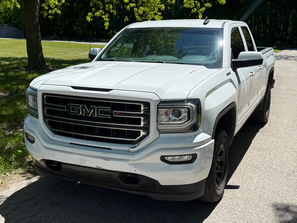 Summit White 2017 GMC Sierra 1500 Base Double Cab 4WD Pickup Truck Four-Wheel Drive 6-Speed Automatic Overdrive