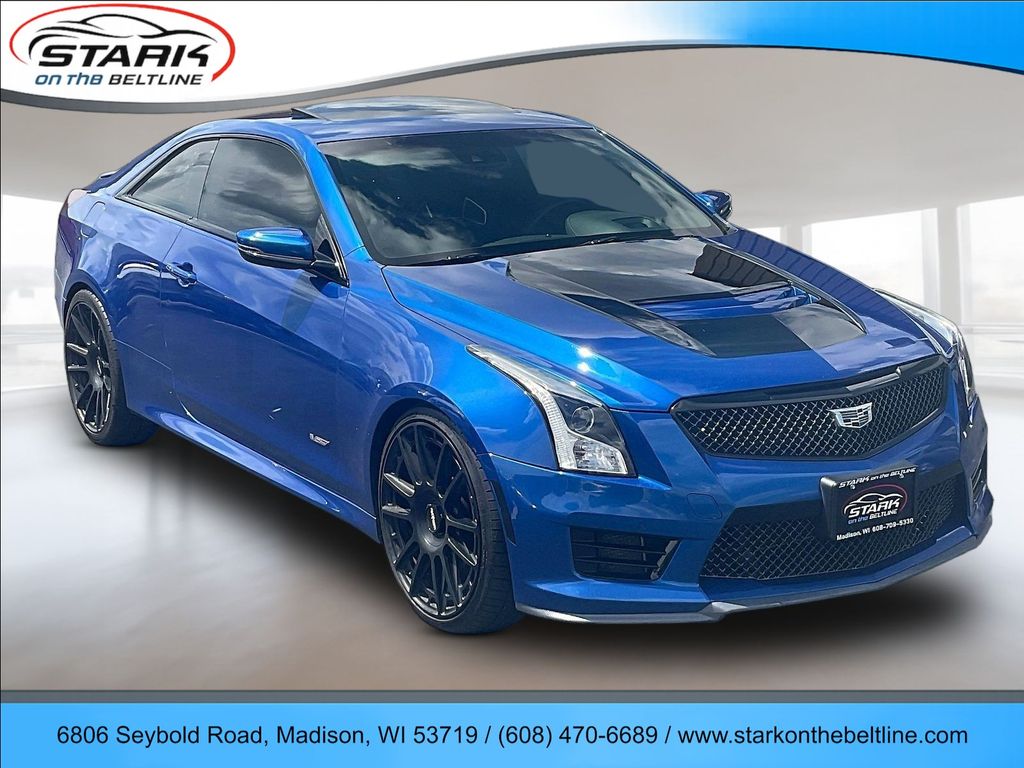 Blue Metallic 2016 Cadillac ATS-V Coupe Coupe Rear-Wheel Drive 8-Speed Automatic