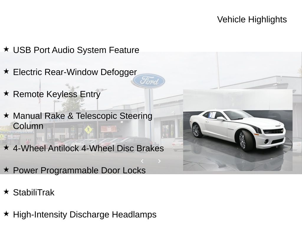 2013 Chevrolet Camaro 1SS