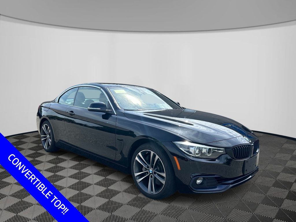 Jet Black 2020 BMW 4 Series Convertible All-Wheel Drive 8-Speed Automatic