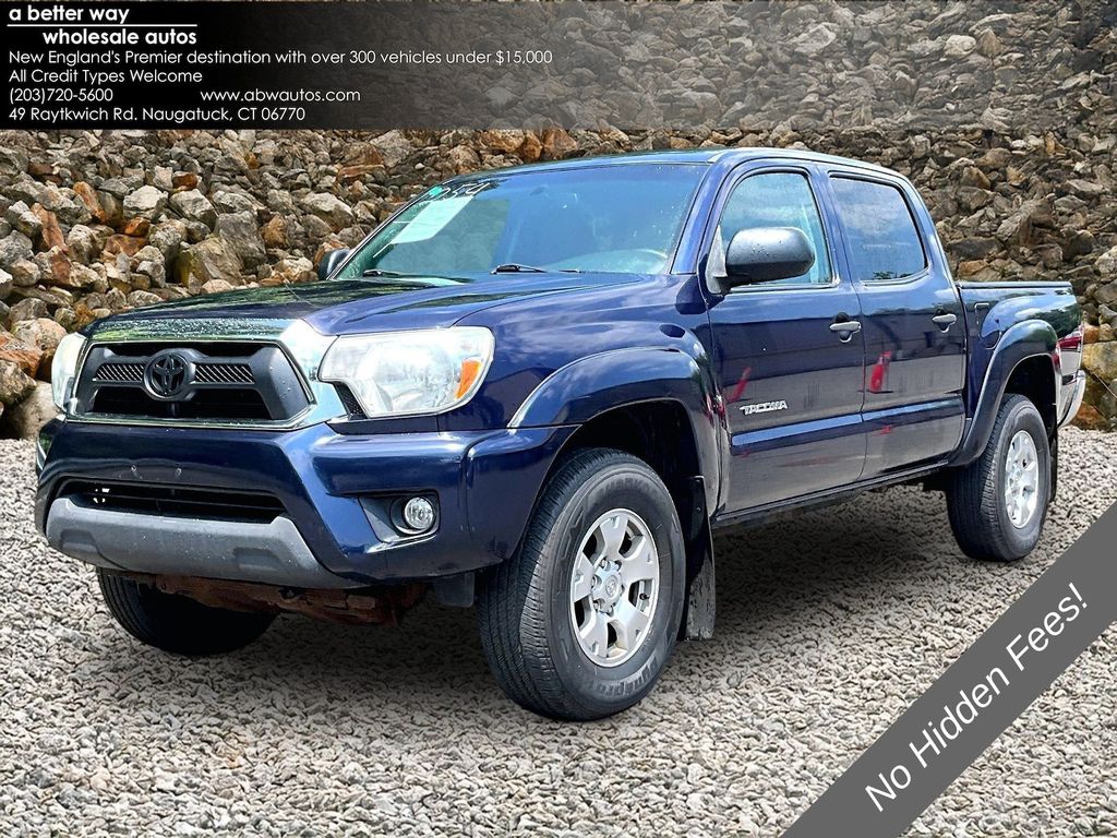 Nautical Blue Metallic 2013 Toyota Tacoma Pickup Truck Four-Wheel Drive 5-Speed Automatic Overdrive