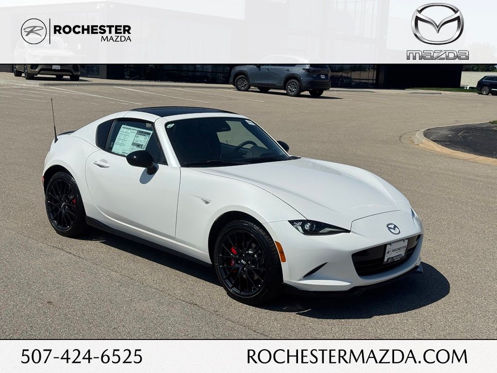 Snowflake White Pearl 2026 Mazda MX-5 Miata Convertible Rear-Wheel Drive 6-Speed Manual