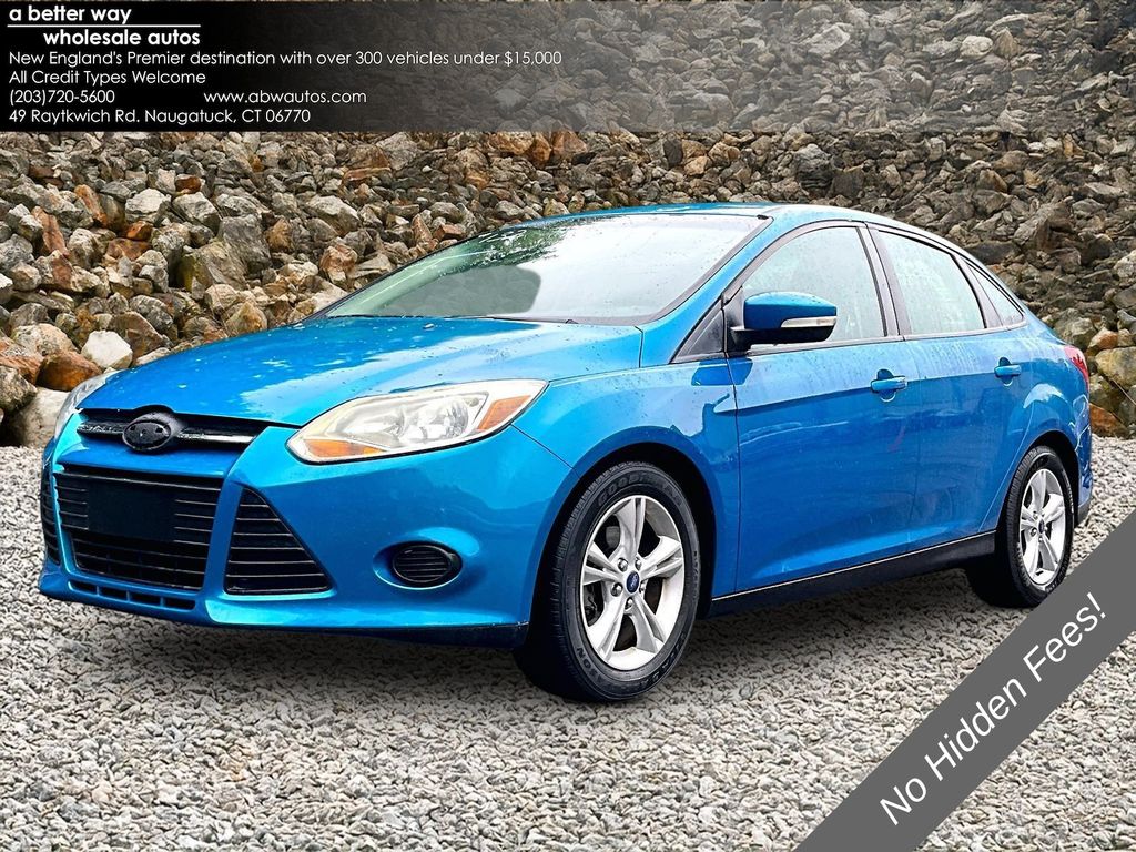 Blue Candy 2014 Ford Focus Sedan Front-Wheel Drive 6-Speed Automatic
