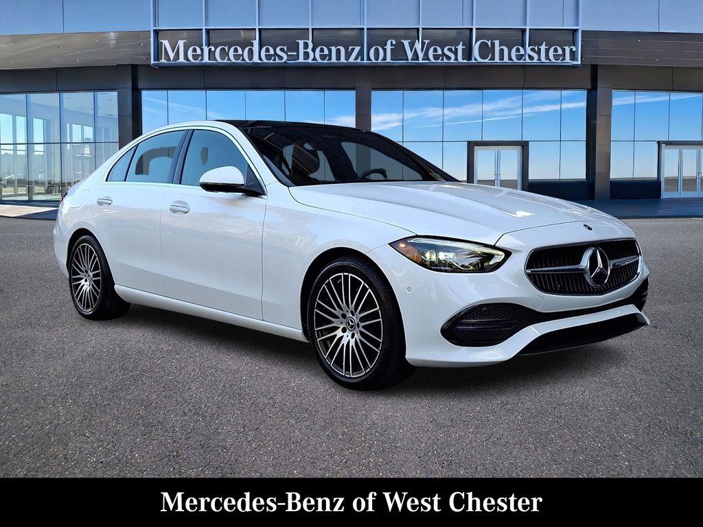 Polar White 2026 Mercedes-Benz C-Class C 300 4MATIC Sedan All-Wheel Drive 9-Speed Automatic