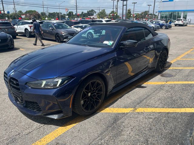Blue 2025 BMW M4 Convertible All-Wheel Drive 8-Speed Automatic