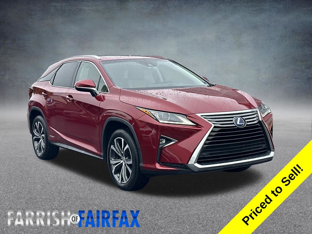 Matador Red Mica 2017 Lexus RX Hybrid SUV / Crossover All-Wheel Drive Continuously Variable Transmission