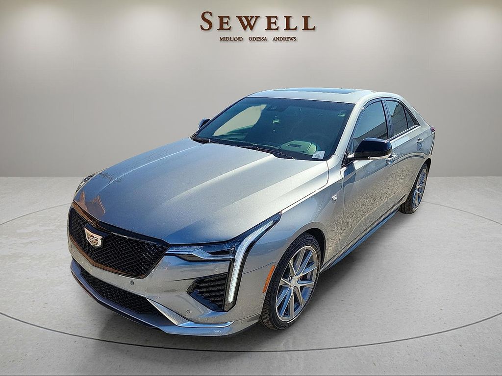 Argent Silver Metallic 2026 Cadillac CT4 Sedan Rear-Wheel Drive 8-Speed Automatic
