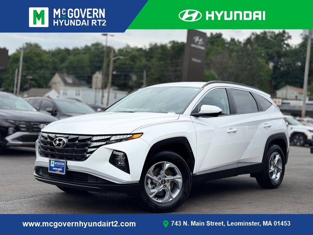 White Pearl 2024 Hyundai Tucson SUV / Crossover All-Wheel Drive 8-Speed Automatic