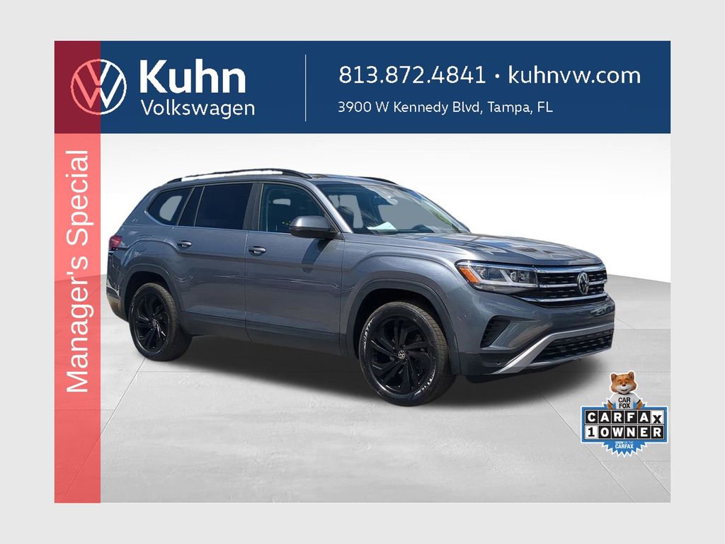 Platinum Gray Metallic 2022 Volkswagen Atlas SUV / Crossover Front-Wheel Drive 8-Speed Automatic
