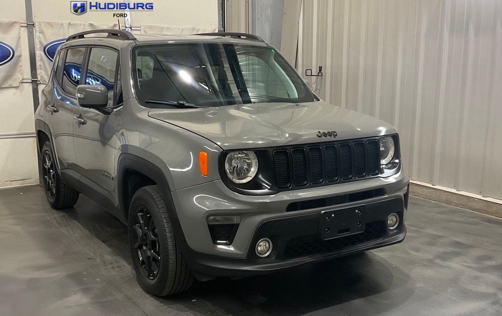 Sting-Gray Clearcoat 2019 Jeep Renegade SUV / Crossover Four-Wheel Drive 9-Speed Automatic