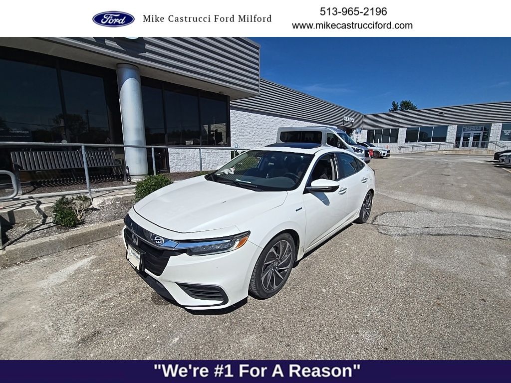 White Orchid Pearl 2019 Honda Insight Sedan Front-Wheel Drive Continuously Variable Transmission