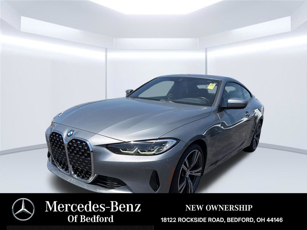 Skyscraper Gray Metallic 2023 BMW 4 Series Coupe All-Wheel Drive 8-Speed Automatic