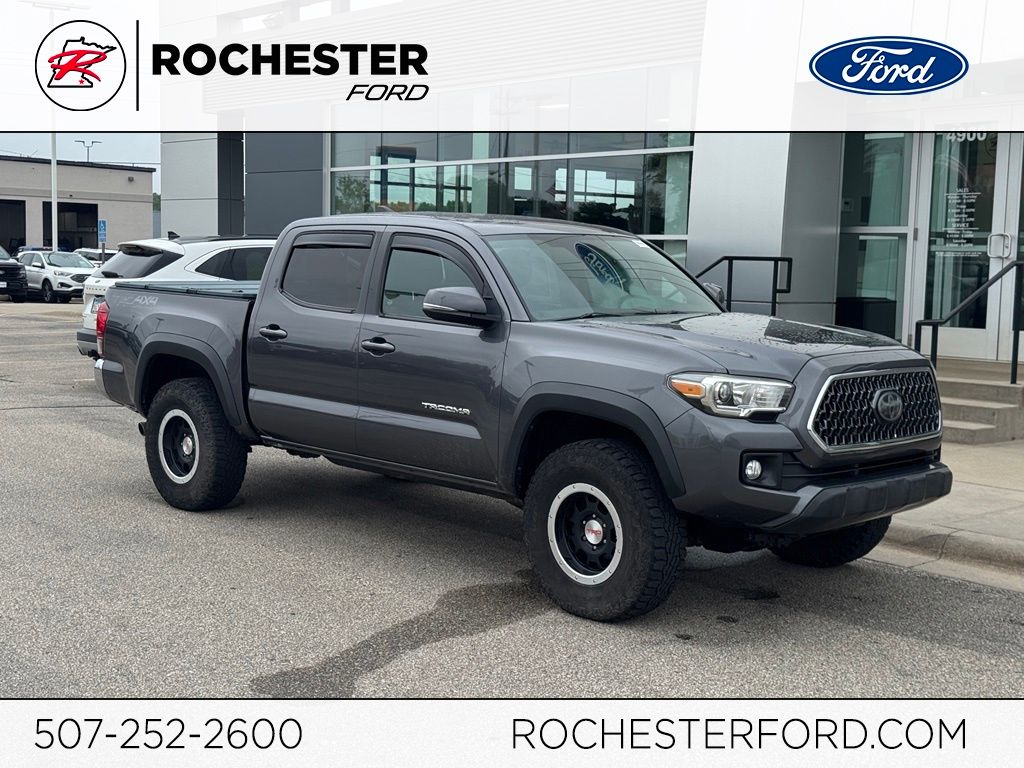 Magnetic Gray Metallic 2018 Toyota Tacoma Pickup Truck Four-Wheel Drive 6-Speed Manual