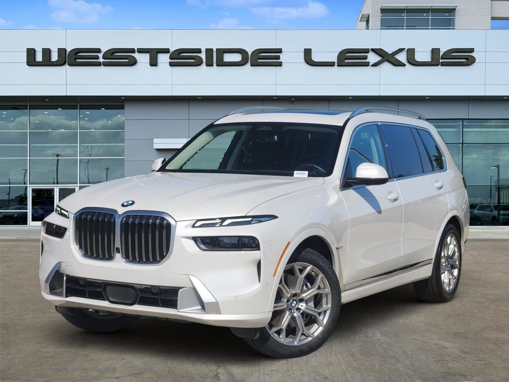 2023 BMW X7 xDrive40i White at Bayway Cadillac of The Woodlands