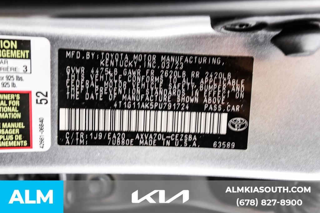 2023 Toyota Camry SE photo 47