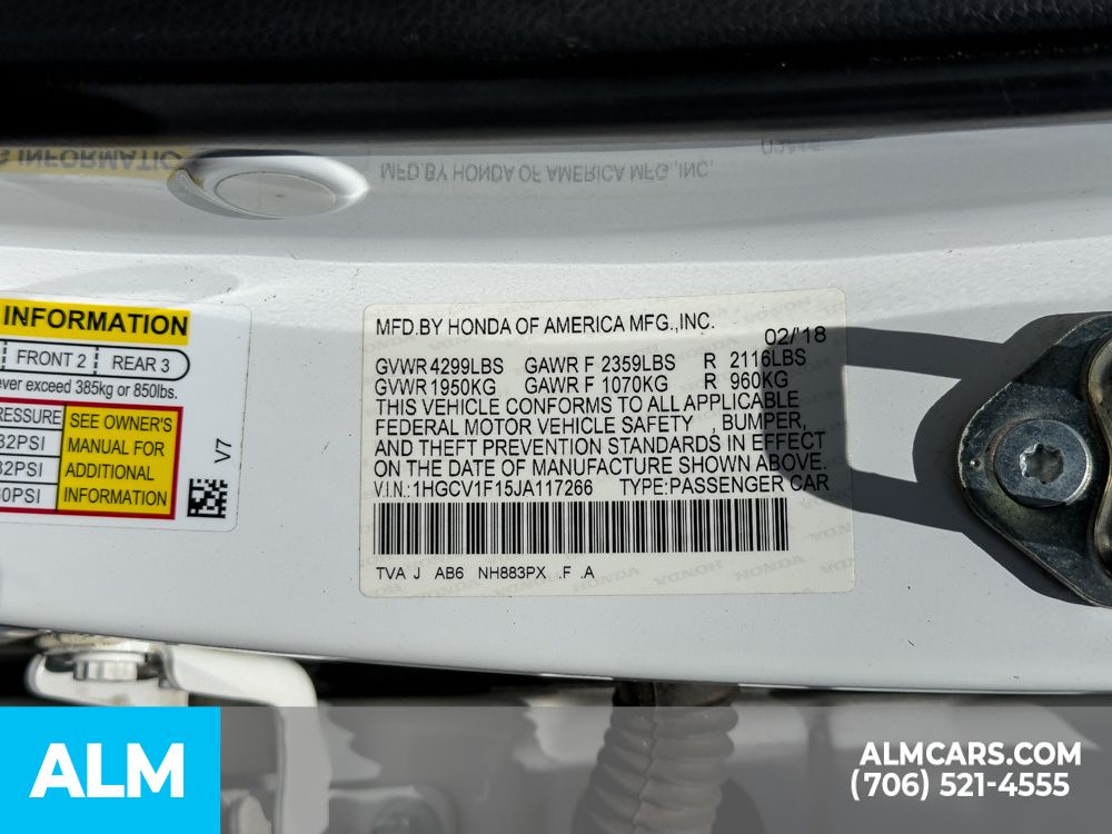 Used 2018 White Honda LX image 31
