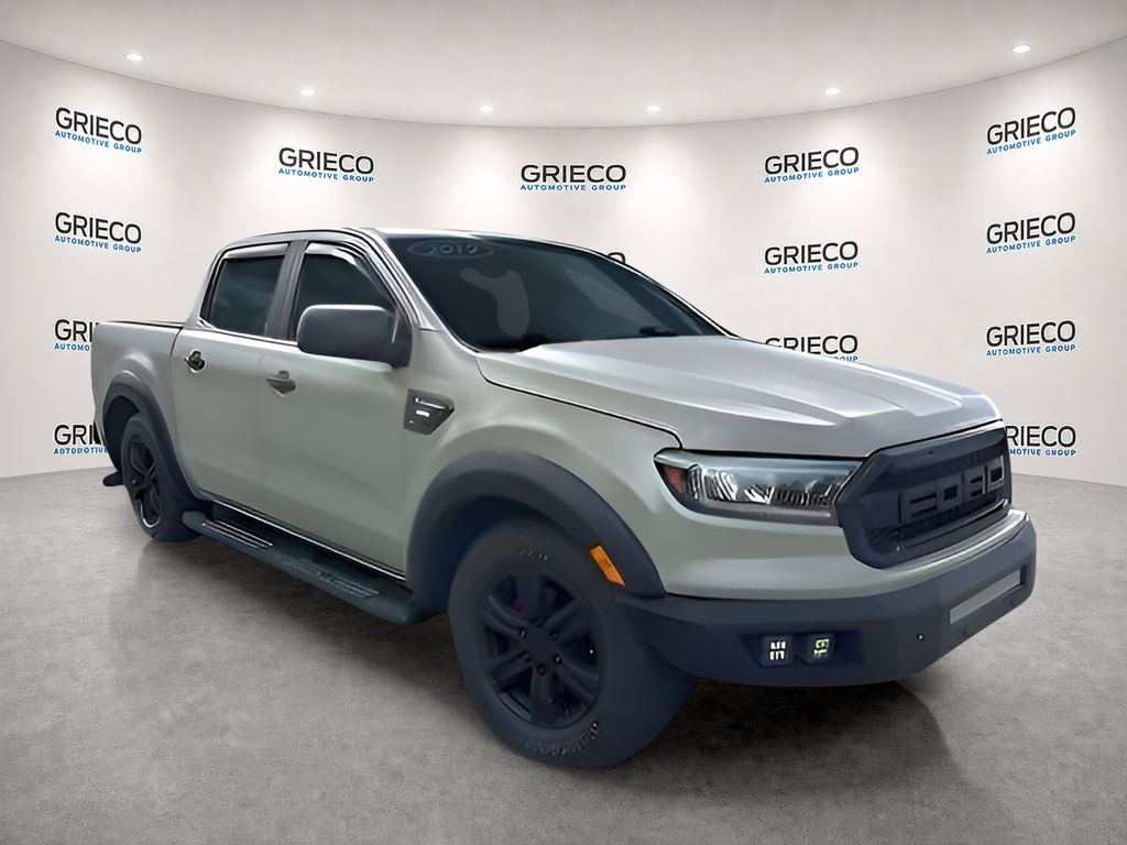 Ingot Silver 2019 Ford Ranger Pickup Truck Four-Wheel Drive Automatic
