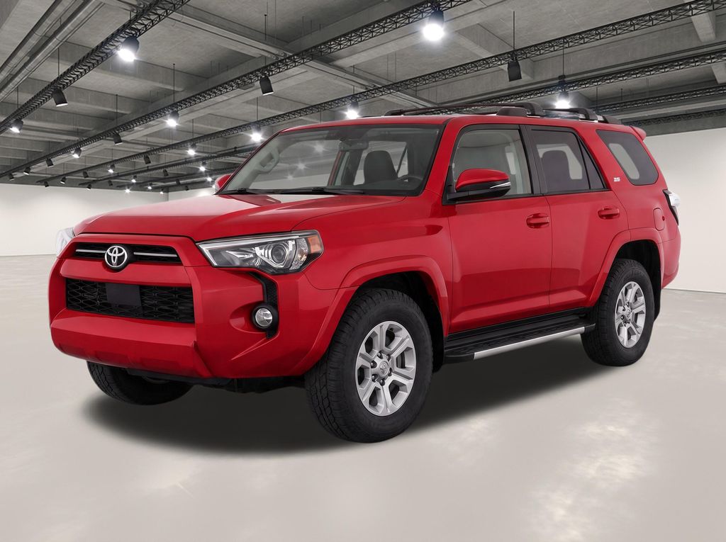 Barcelona Red Metallic 2021 Toyota 4Runner SUV / Crossover Four-Wheel Drive 5-Speed Automatic Overdrive