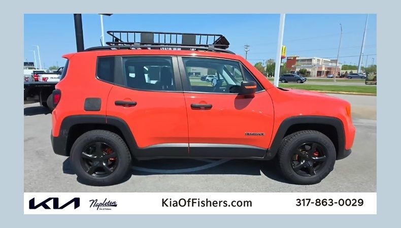 Omaha Orange Clearcoat 2019 Jeep Renegade Sport 4WD SUV / Crossover Four-Wheel Drive 9-Speed Automatic