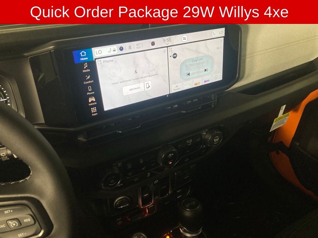 New 2025 Orange Jeep Willys 4xe image 3