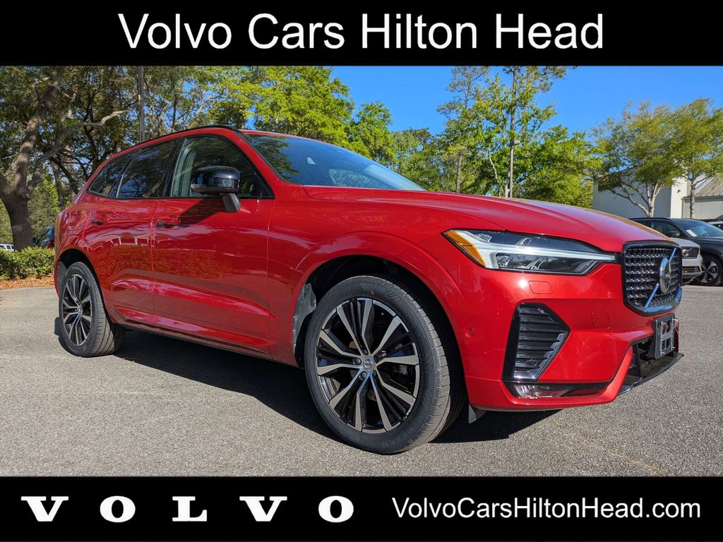 Fusion Red Metallic 2023 Volvo XC60 B5 Plus Dark Theme AWD SUV / Crossover All-Wheel Drive Automatic