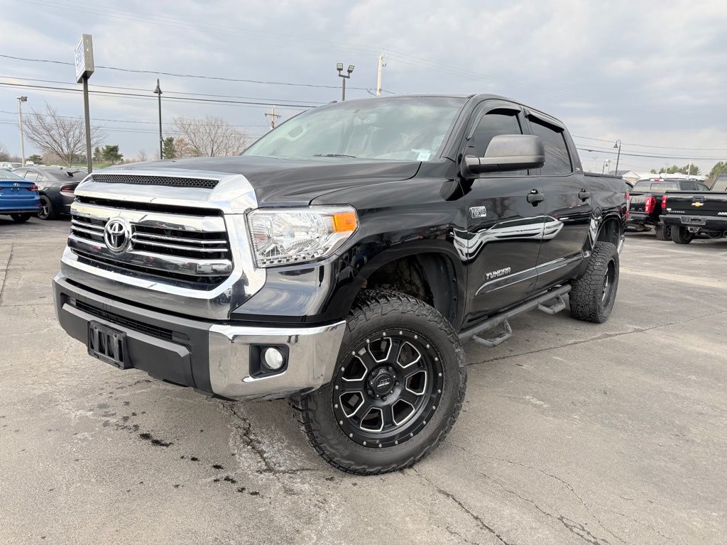 Black 2017 Toyota Tundra Pickup Truck Four-Wheel Drive 6-Speed Automatic Overdrive