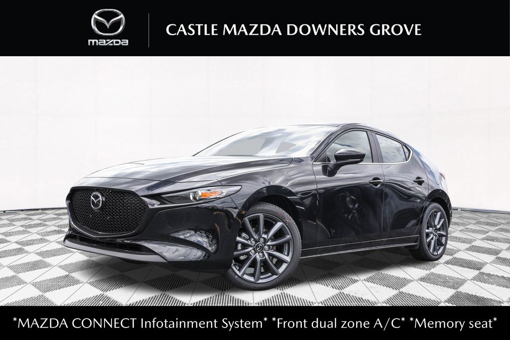 Jet Black Mica 2026 Mazda MAZDA3 Hatchback Front-Wheel Drive 6-Speed Automatic