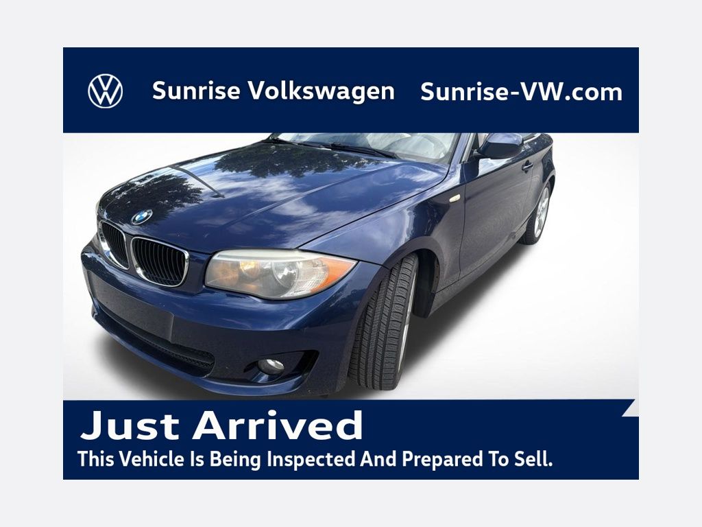 Deep Sea Blue Metallic 2013 BMW 1 Series Convertible Rear-Wheel Drive 6-Speed Automatic
