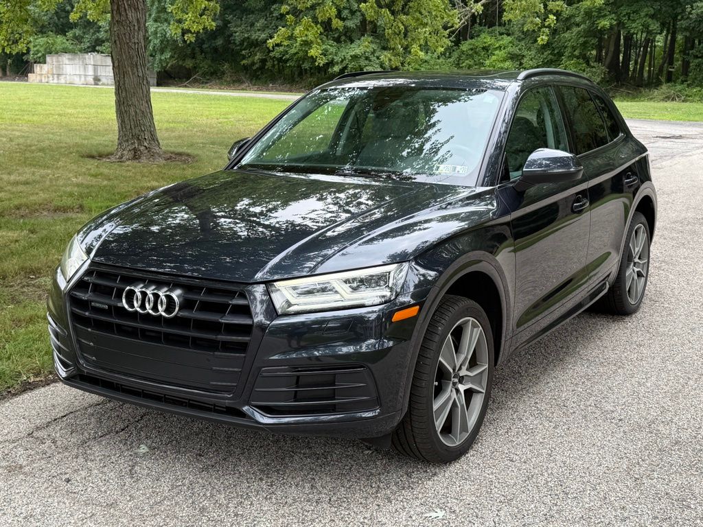 Silver 2019 Audi Q5 SUV / Crossover All-Wheel Drive 7-Speed Automatic