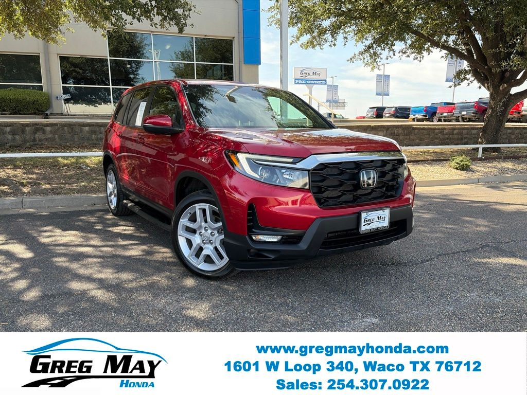 Radiant Red Metallic II 2025 Honda Passport SUV / Crossover All-Wheel Drive 9-Speed Automatic