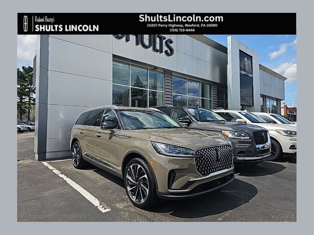 Harbor Gray 2025 Lincoln Aviator Reserve AWD SUV / Crossover All-Wheel Drive Automatic
