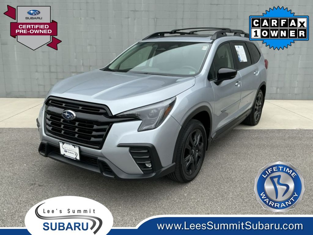 Ice Silver Metallic 2025 Subaru Ascent Onyx Edition Touring AWD SUV / Crossover All-Wheel Drive Continuously Variable Transmission