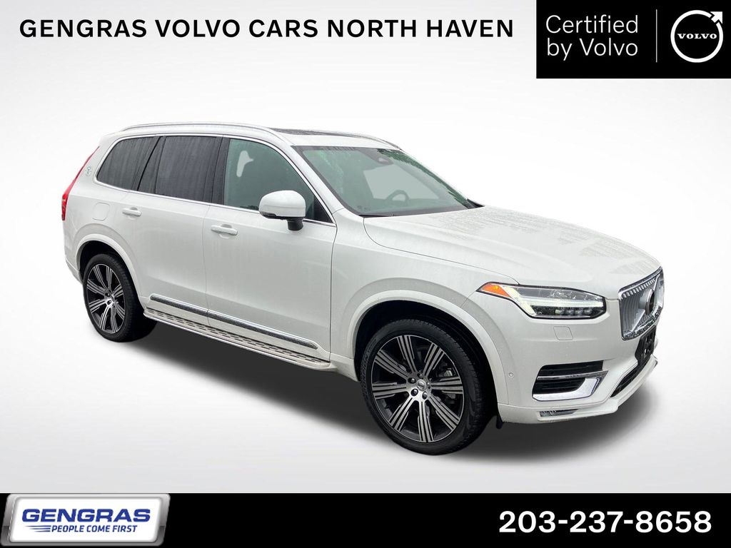 Crystal White Metallic 2023 Volvo XC90 SUV / Crossover All-Wheel Drive Automatic
