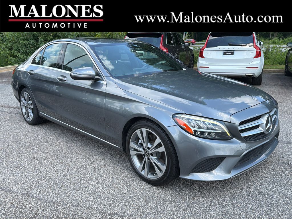 Selenite Gray Metallic 2019 Mercedes-Benz C-Class Sedan Rear-Wheel Drive 9-Speed Automatic