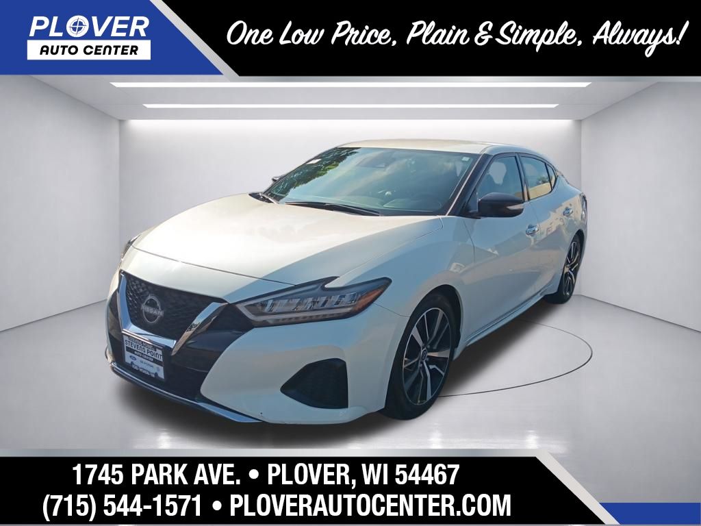 Pearl White Tricoat 2023 Nissan Maxima SV FWD Sedan Front-Wheel Drive Continuously Variable Transmission