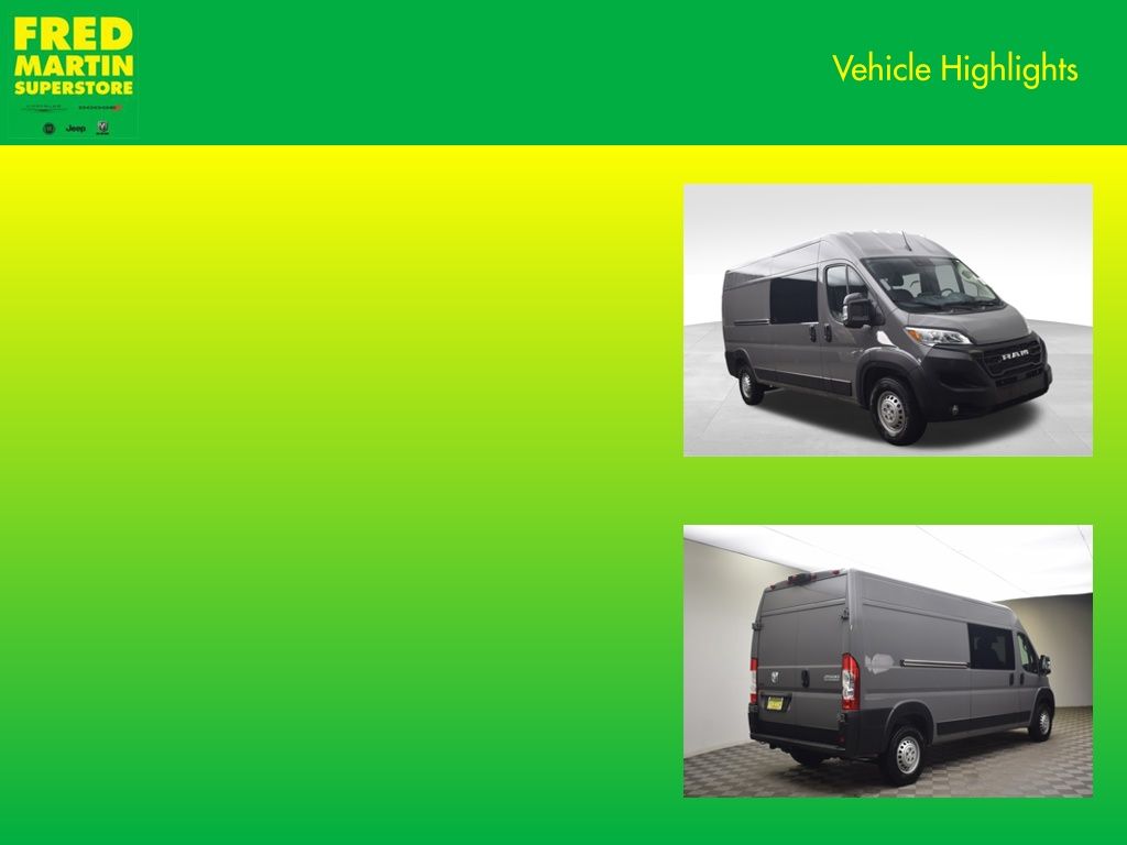 new 2026 Ram ProMaster 2500 car, priced at $56,647
