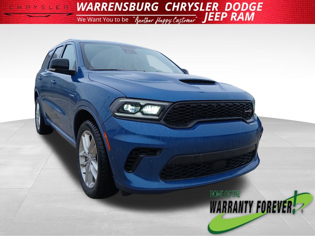 Blue (Frostbite Pearlcoat) 2025 Dodge Durango SUV / Crossover All-Wheel Drive 8-Speed Automatic