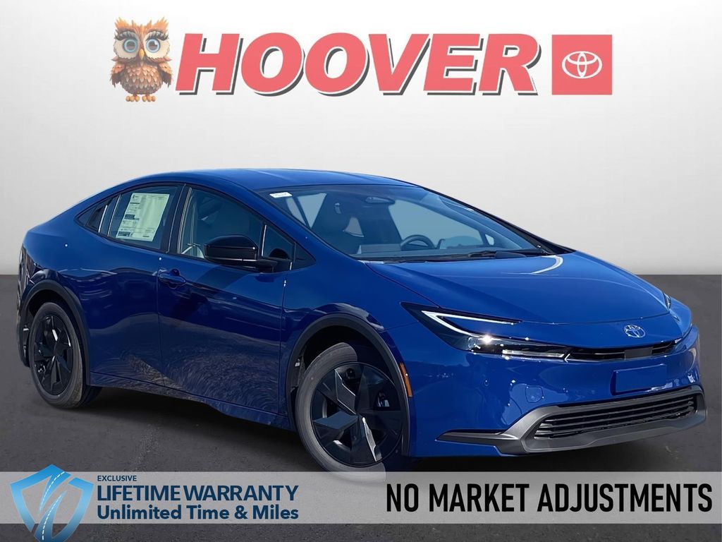 Blue 2026 Toyota Prius Hatchback Front-Wheel Drive Continuously Variable Transmission