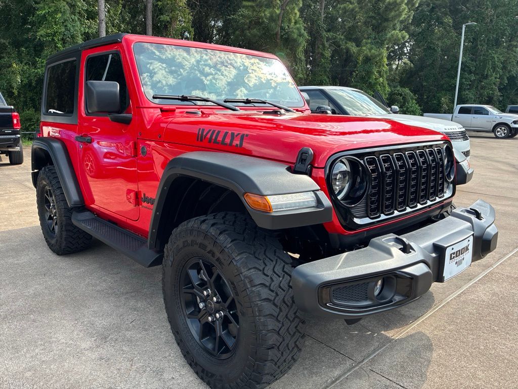 2024 Jeep Wrangler Sport Red at Bayshore Chrysler Jeep Dodge Ram