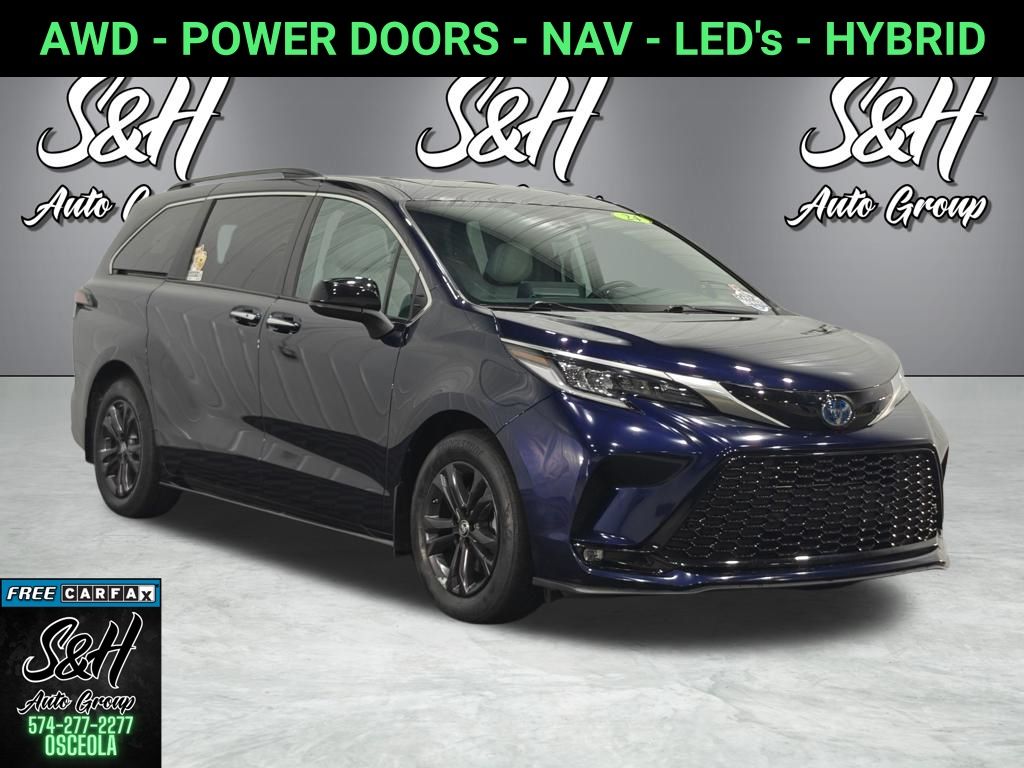Blueprint 2024 Toyota Sienna Minivan All-Wheel Drive Continuously Variable Transmission