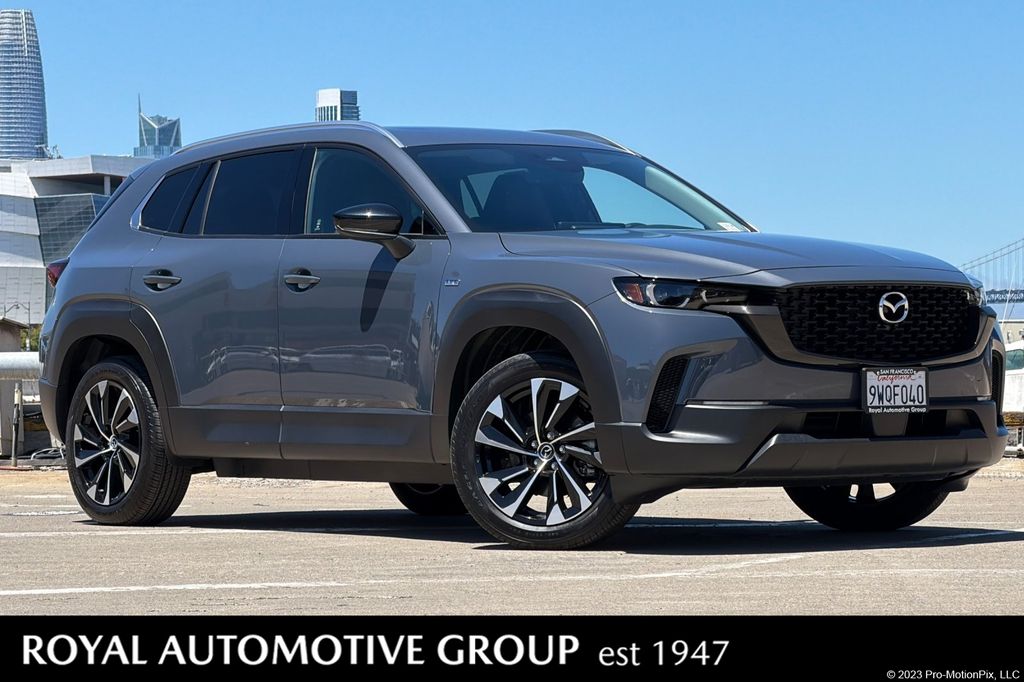 Polymetal Gray Metallic 2025 Mazda CX-50 Hybrid Premium Plus AWD SUV / Crossover All-Wheel Drive Continuously Variable Transmission