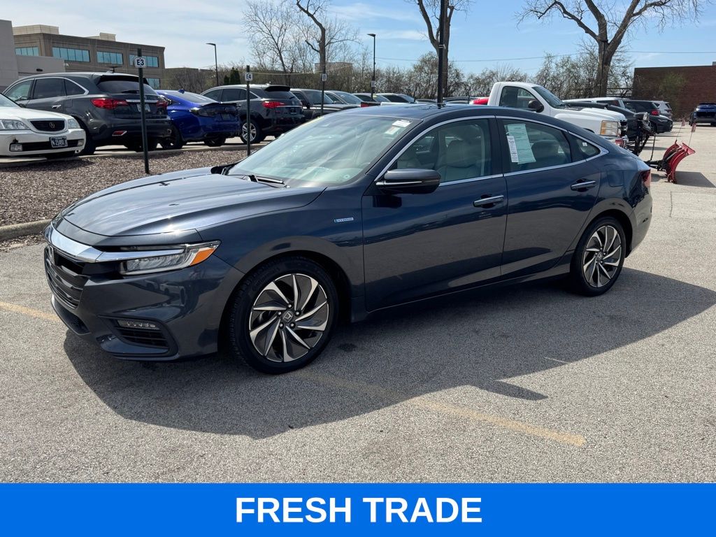 Crystal Black Pearl 2022 Honda Insight Touring FWD Sedan Front-Wheel Drive Continuously Variable Transmission