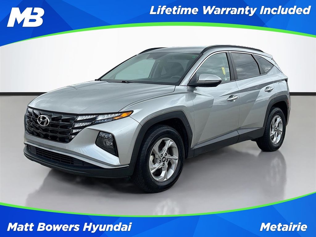 Shimmering Silver 2023 Hyundai Tucson SUV / Crossover All-Wheel Drive 8-Speed Automatic
