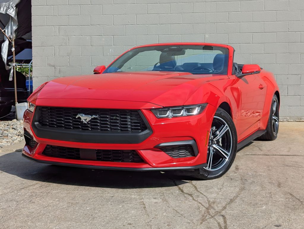 Race Red 2024 Ford Mustang Convertible Rear-Wheel Drive Automatic