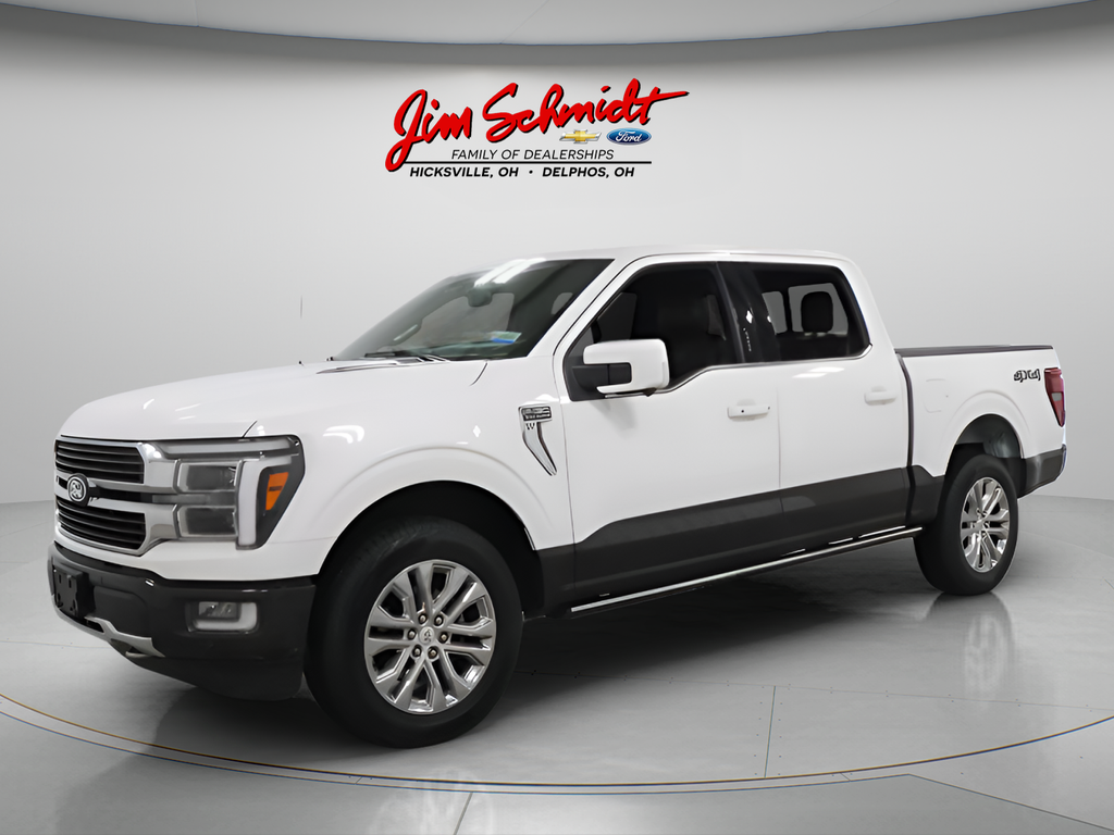 Star White Metallic Tri-Coat 2024 Ford F-150 Pickup Truck Four-Wheel Drive Automatic