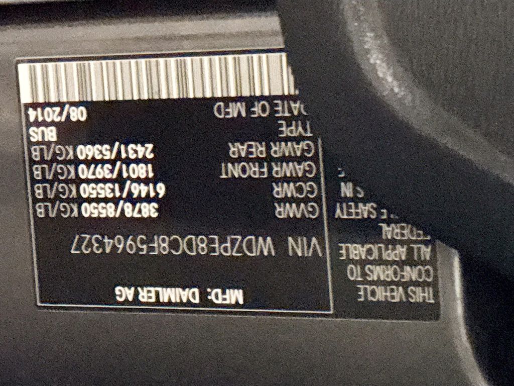 2015 Mercedes-Benz Sprinter 2500 Passenger 170 WB