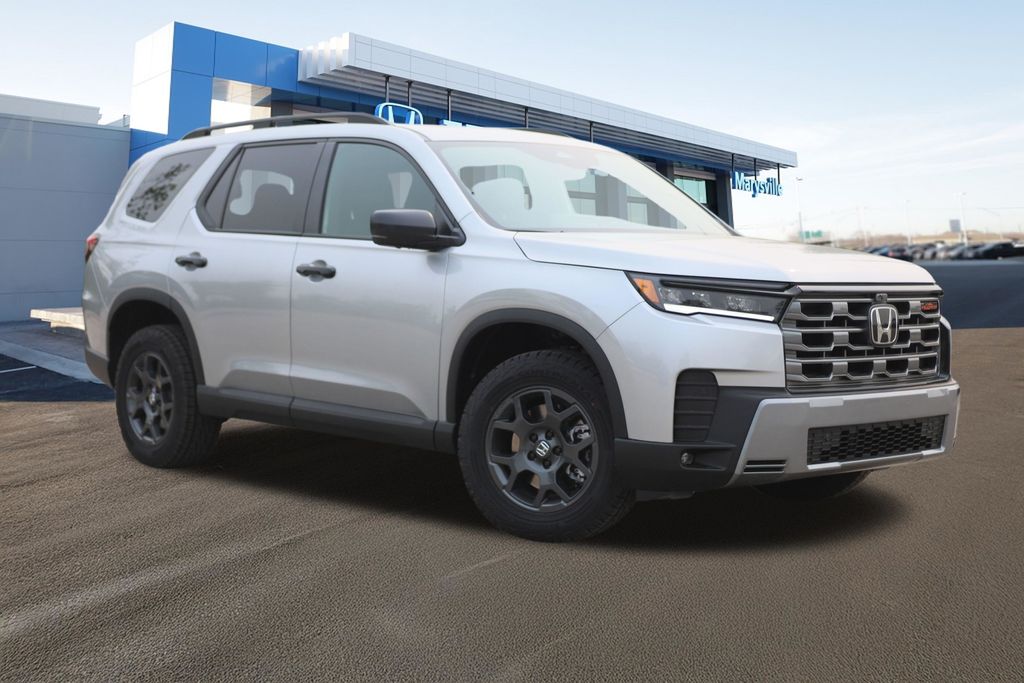 Silver Metallic 2026 Honda Pilot SUV / Crossover All-Wheel Drive Automatic