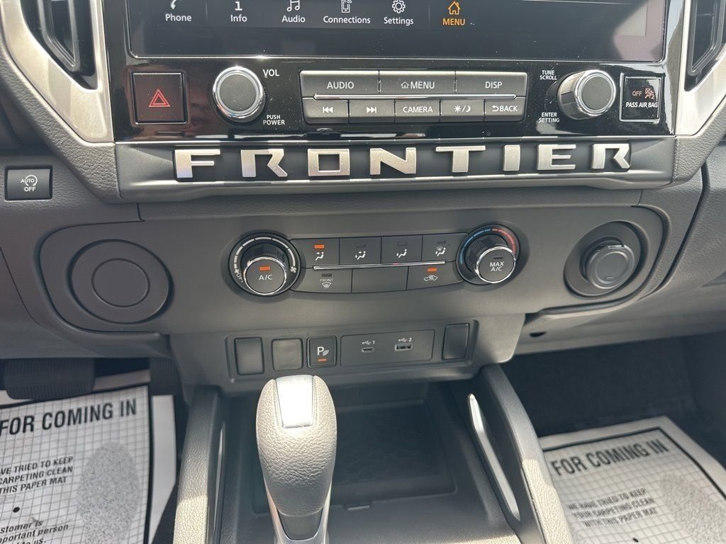 2025 Glacier White Nissan Frontier SV RWD Truck